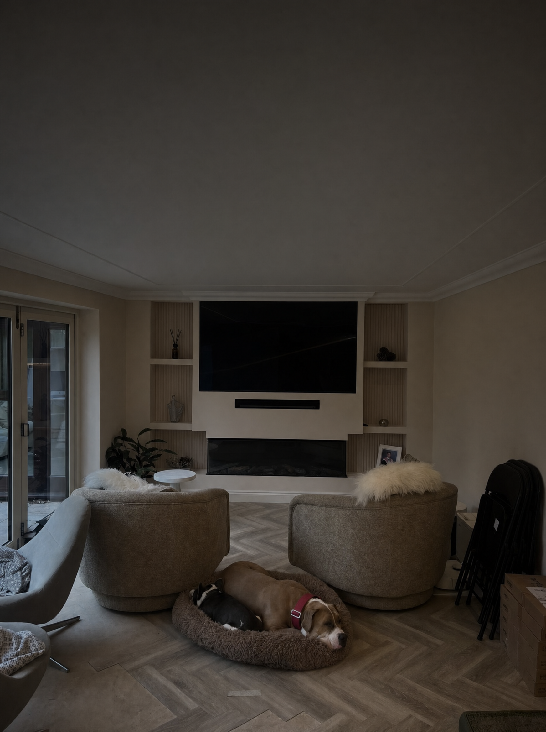 Downlight installation Norwich — lights off